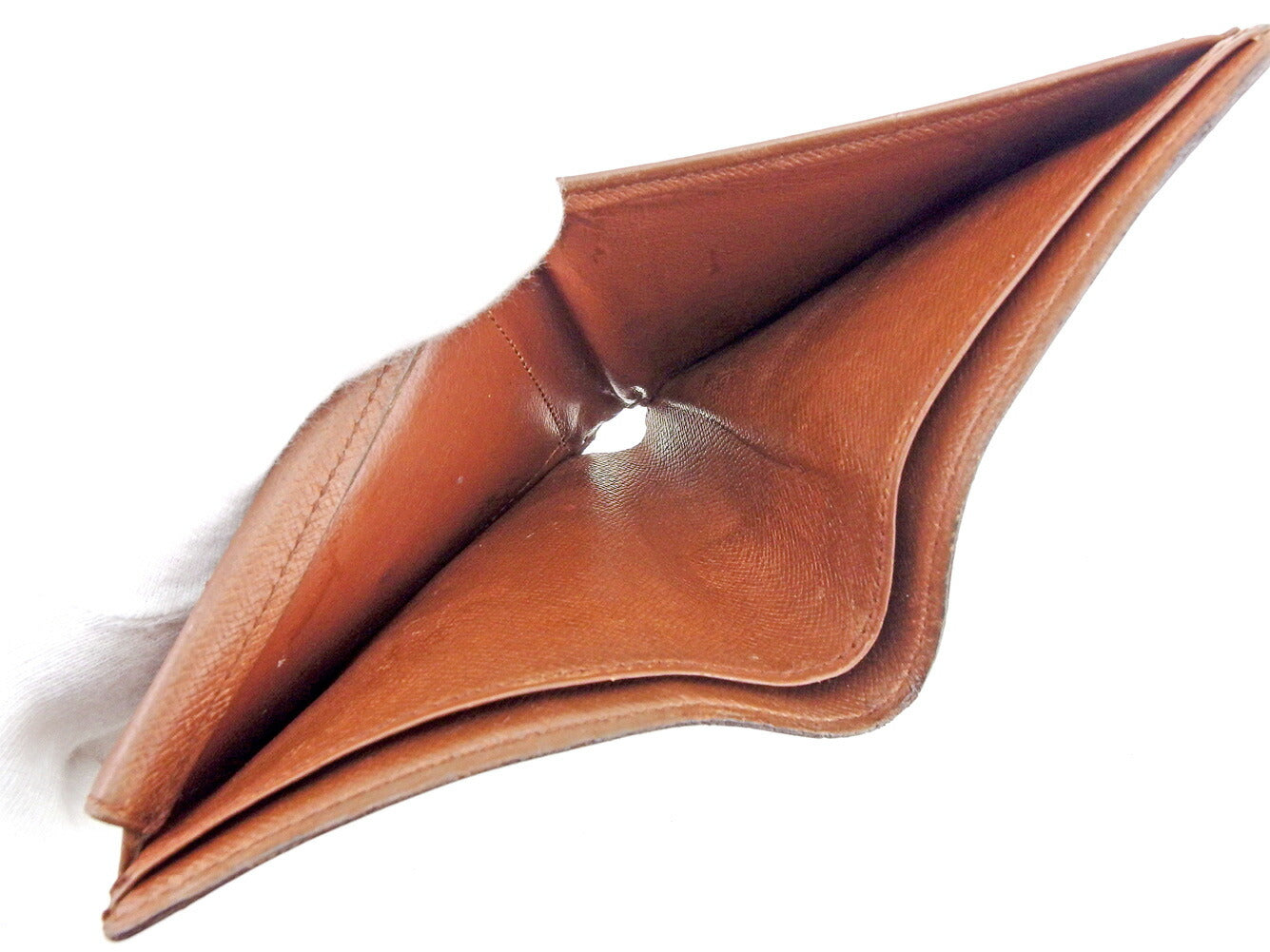 LOUIS VUITTON Long Wallet Purse M61725 Brown Pochette Porto MonÃ©credi