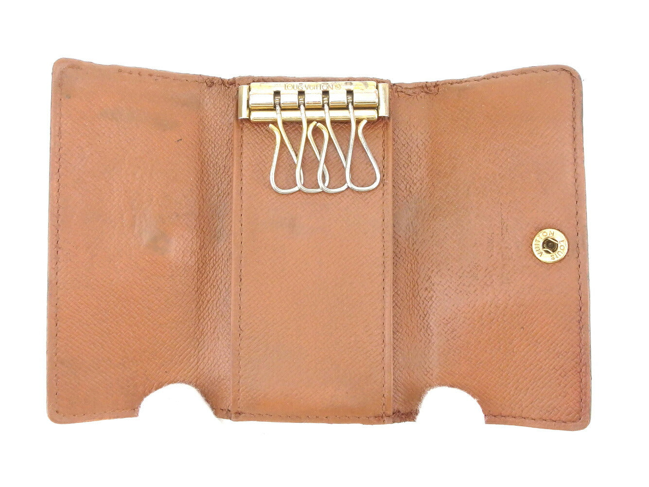 LOUIS VUITTON Key case Key holder M62631 Brown Multicles4
