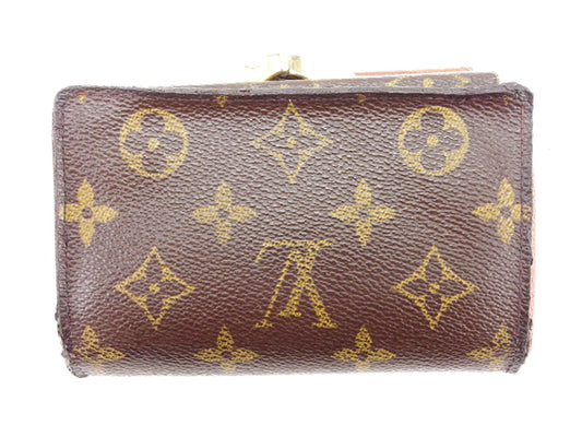 LOUIS VUITTON Bifold Wallet M61663 Brown Portonevie Vienova