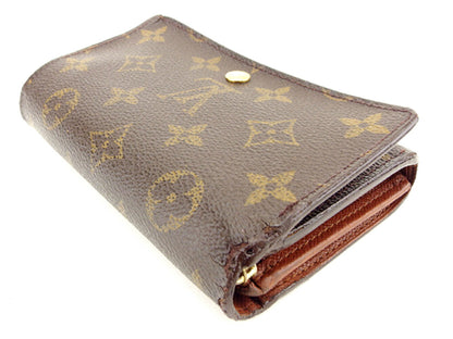 LOUIS VUITTON Long Wallet Purse M61730 Brown beige gold Portonebi Tresol