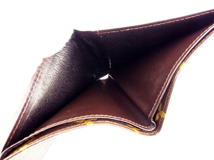 LOUIS VUITTON Bill Compartment M60879 Brown beige Porte BilletsCartes Crdit