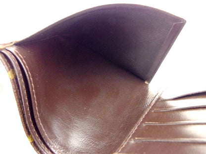LOUIS VUITTON Bill Compartment M60879 Brown beige Porte BilletsCartes Crdit