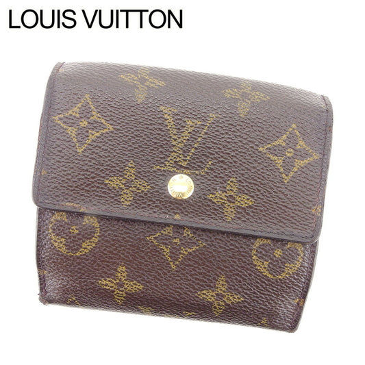 LOUIS VUITTON Bifold Wallet M61652 Brown Porte Monnaie Billets Cartes Credit