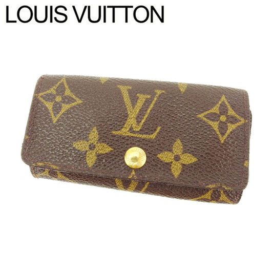 LOUIS VUITTON Key case Key holder M62631 Brown Multicles4