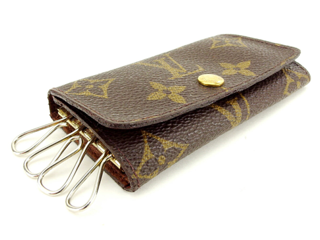 LOUIS VUITTON Key case Key holder M62631 Brown Multicles4