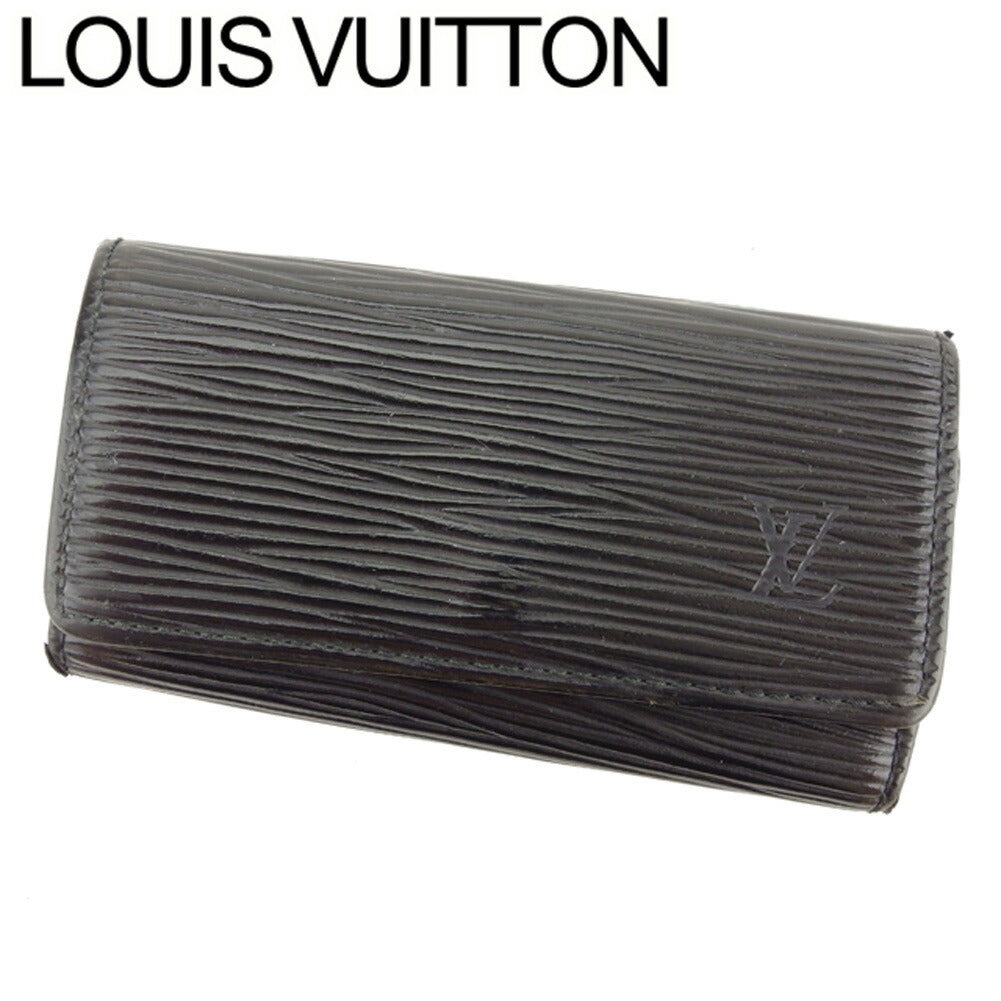 LOUIS VUITTON Key case Key holder M63822 black Multicles4