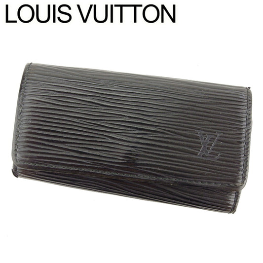 LOUIS VUITTON Key case Key holder M63822 black Multicles4