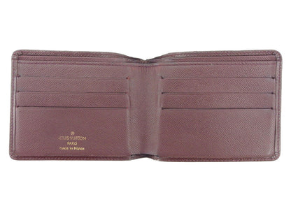 LOUIS VUITTON Bill Compartment M30488 Bordeaux Porto Vie 6 Cartes Credit