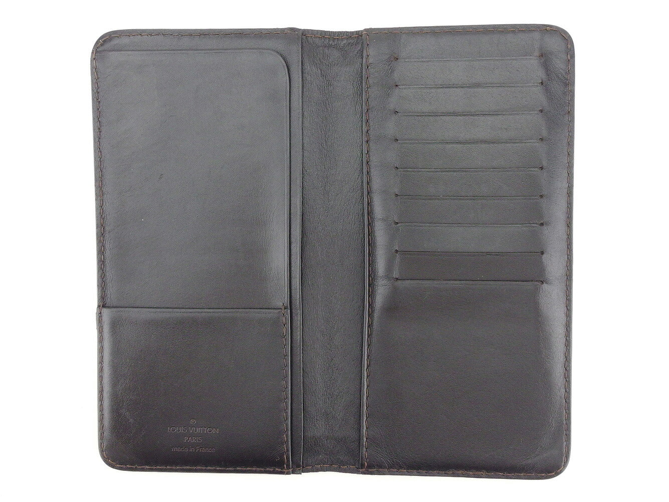 LOUIS VUITTON Bill Compartment M92999 Brown Porte Valeurs Cartes Credit