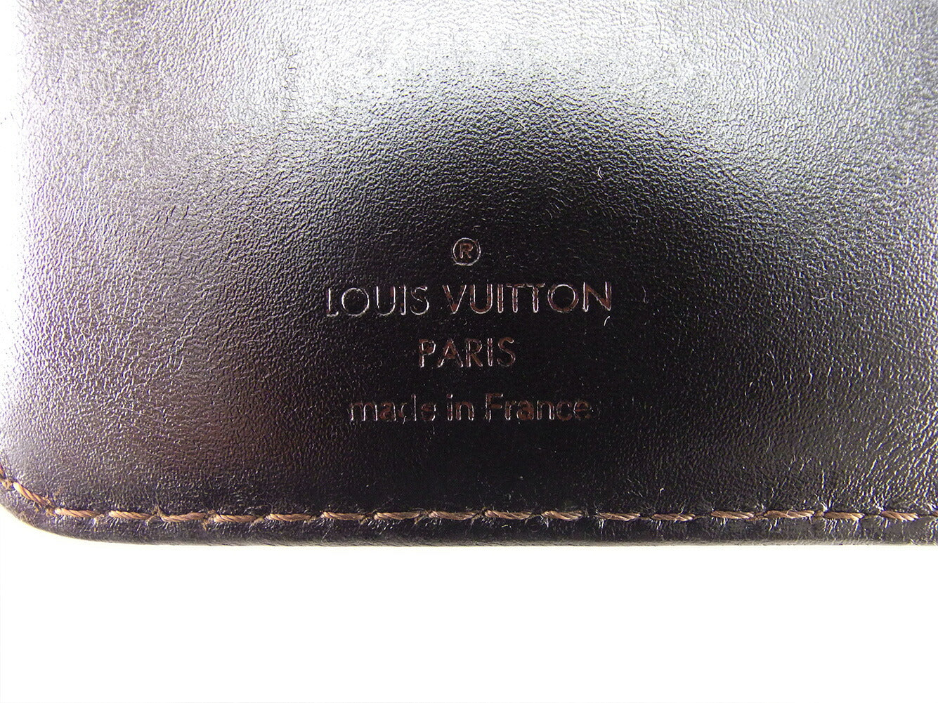 LOUIS VUITTON Bill Compartment M92999 Brown Porte Valeurs Cartes Credit