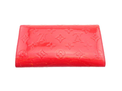 LOUIS VUITTON Long Wallet Purse M91165 Red Porte Tresor International