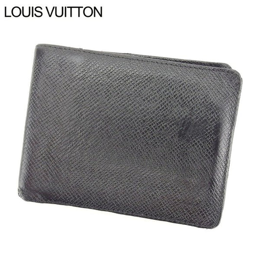 LOUIS VUITTON Bill Compartment M30482 black Porte Billets6Cartes Crdit