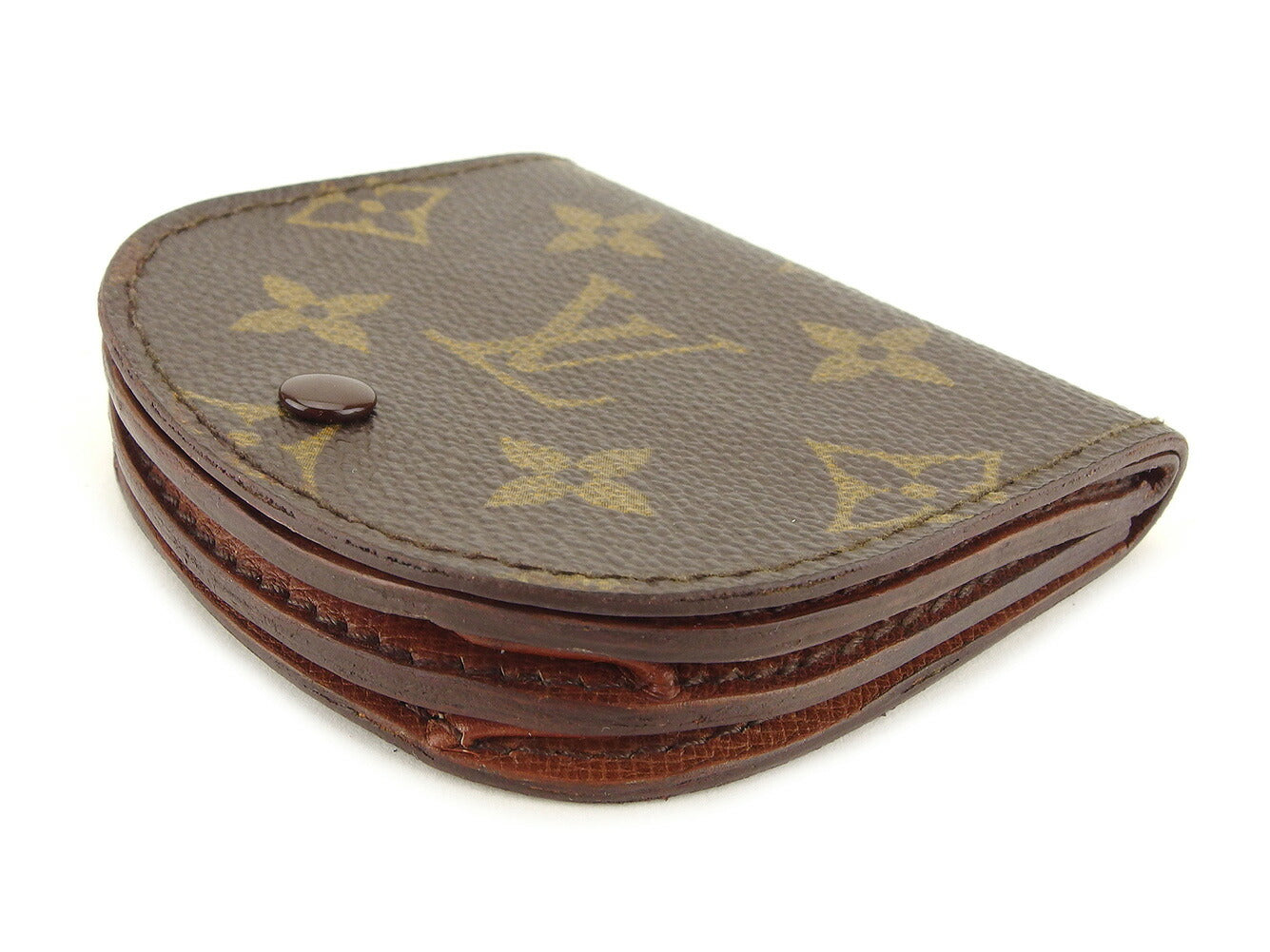 LOUIS VUITTON Coin case M61970 Brown Porto Moneguse