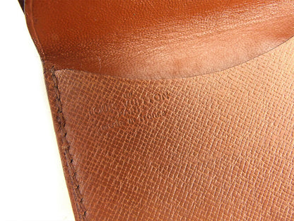 LOUIS VUITTON Coin case M61970 Brown Porto Moneguse