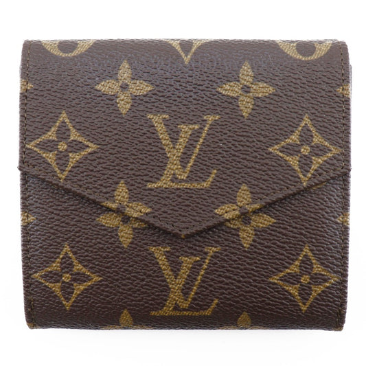 LOUIS VUITTON Bifold Wallet M61660 Monogram canvas Brown Portonebier