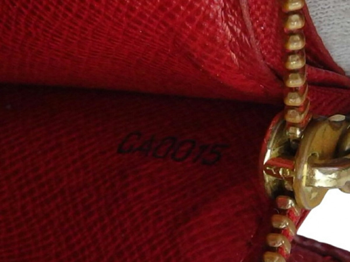 LOUIS VUITTON Long Wallet Purse M60316 Red