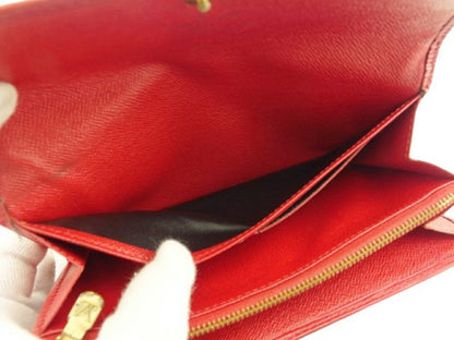 LOUIS VUITTON Long Wallet Purse M60316 Red