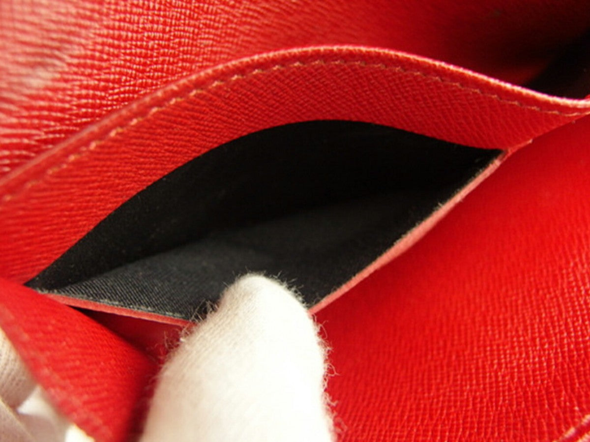 LOUIS VUITTON Long Wallet Purse M60316 Red