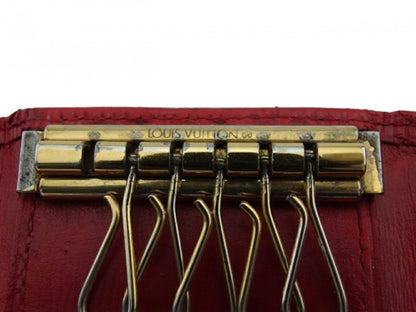 LOUIS VUITTON Key case Key holder Ｍ63817 Red Multicles6