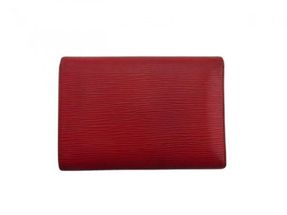 LOUIS VUITTON Long Wallet Purse M61217 Red Porte Tresor International