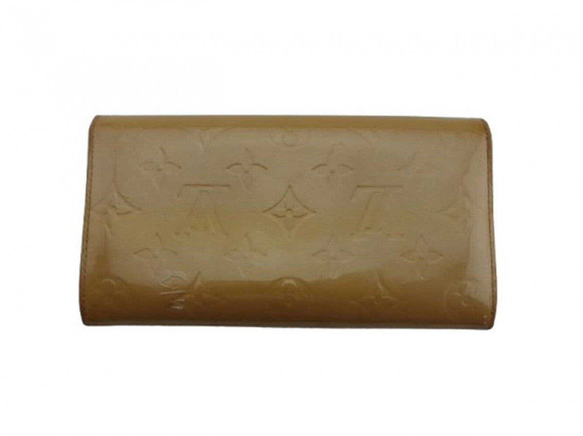 LOUIS VUITTON Long Wallet Purse M91522 Rose flantern Portefeuille Sara