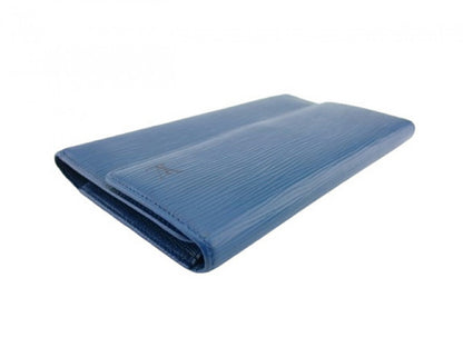 LOUIS VUITTON Long Wallet Purse M63385 Toledo Blue Porte Tresor International