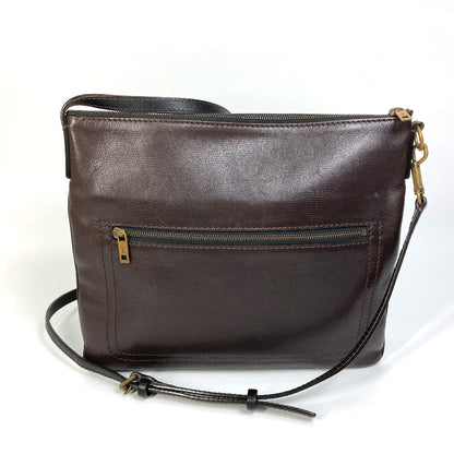 LOUIS VUITTON Shoulder Bag M93453 Utah leather Brown Utah Pochette Shawny MM