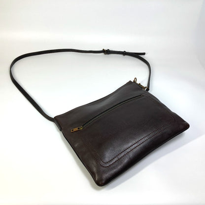 LOUIS VUITTON Shoulder Bag M93453 Utah leather Brown Utah Pochette Shawny MM