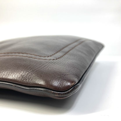 LOUIS VUITTON Shoulder Bag M93453 Utah leather Brown Utah Pochette Shawny MM