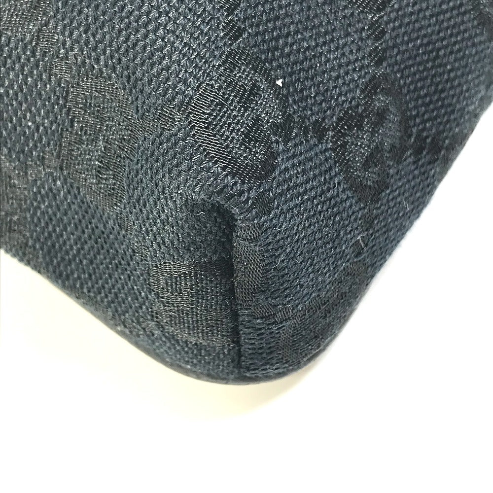 GUCCI Waist bag 146304 GG canvas / leather black GG Belt bag
