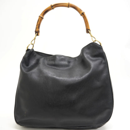 GUCCI Shoulder Bag 001 2852 1577 0 Leather, Bamboo black Bamboo