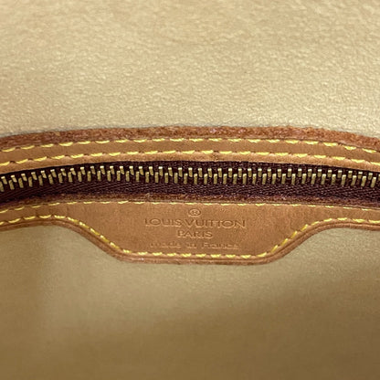 LOUIS VUITTON Shoulder Bag M51145 leather Brown Monogram LoopingGM