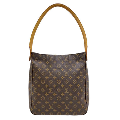LOUIS VUITTON Shoulder Bag M51145 leather Brown Monogram LoopingGM