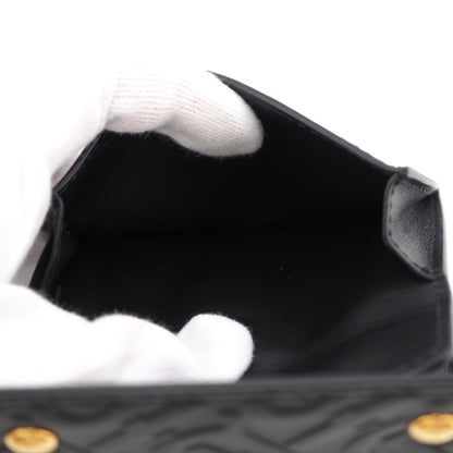 BURBERRY Coin case leather black Monogram Monogram