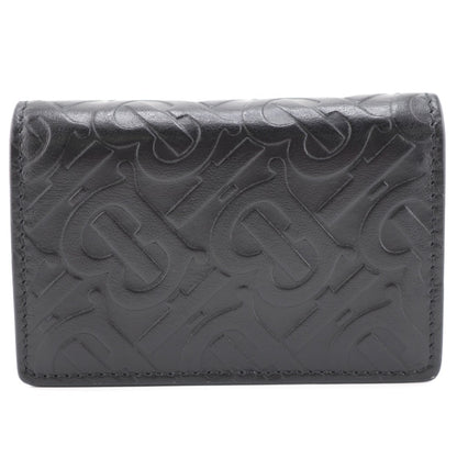 BURBERRY Coin case leather black Monogram Monogram