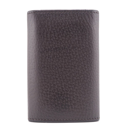GUCCI Key case Key holder  435305 leather Brown six hooks GG Marmont unisex(Unisex) Used Authentic