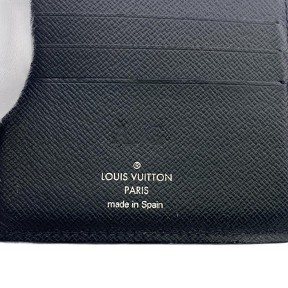 LOUIS VUITTON Bifold Wallet M62289 leather black Epi Portefeuille Marco Black mens Used Authentic