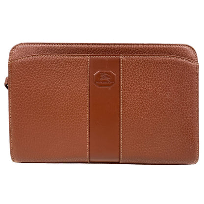 BURBERRY business bag leather Brown Carriage
