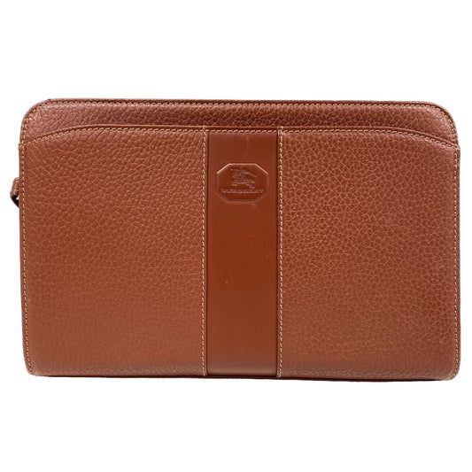 BURBERRY business bag leather Brown Carriage