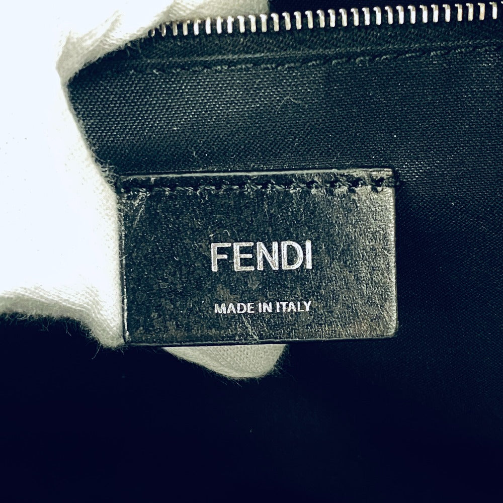 FENDI Backpack 7VZ042 Nylon, Leather Navy monster