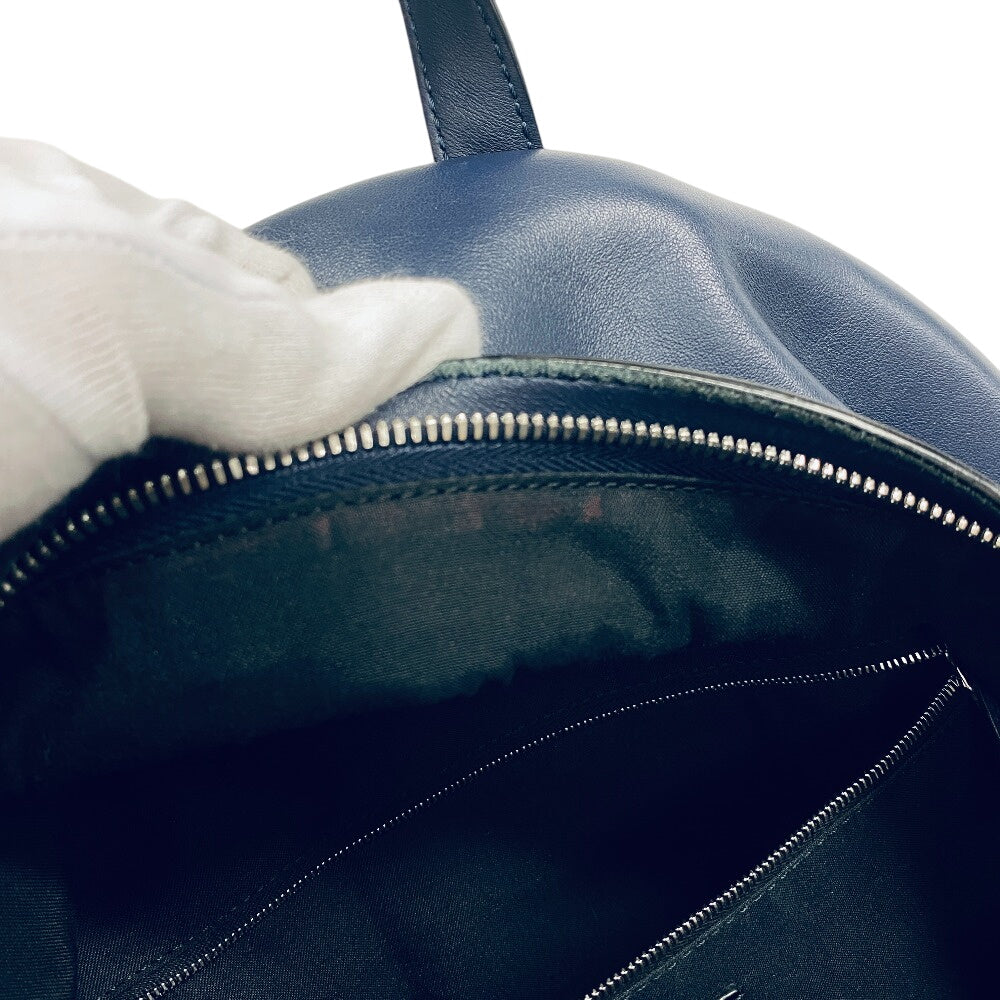 FENDI Backpack 7VZ042 Nylon, Leather Navy monster