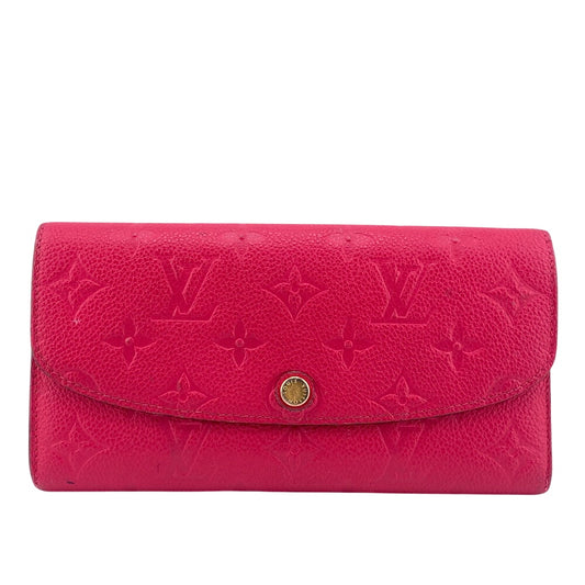 LOUIS VUITTON Long Wallet Purse M62371 Monogram Ann Platt pink Portefeuille Emily