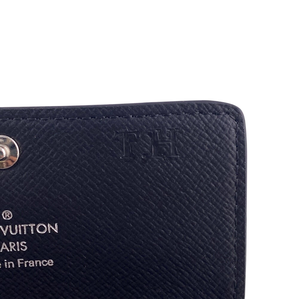 LOUIS VUITTON Key case Key holder  N62662 Damier Graphite , Leather gray Damier Grafitte Multicles6