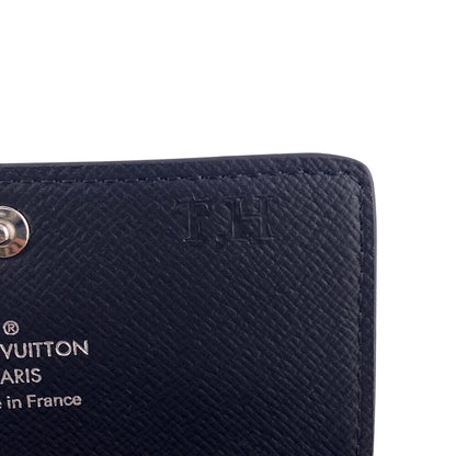 LOUIS VUITTON Key case Key holder  N62662 Damier Graphite , Leather gray Damier Grafitte Multicles6