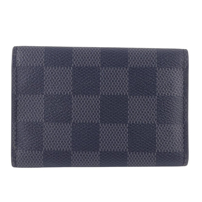 LOUIS VUITTON Key case Key holder  N62662 Damier Graphite , Leather gray Damier Grafitte Multicles6