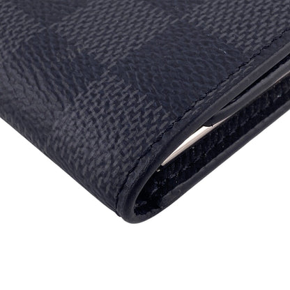 LOUIS VUITTON Key case Key holder  N62662 Damier Graphite , Leather gray Damier Grafitte Multicles6