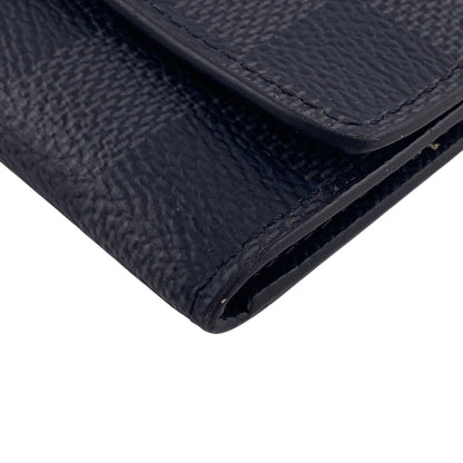 LOUIS VUITTON Key case Key holder  N62662 Damier Graphite , Leather gray Damier Grafitte Multicles6