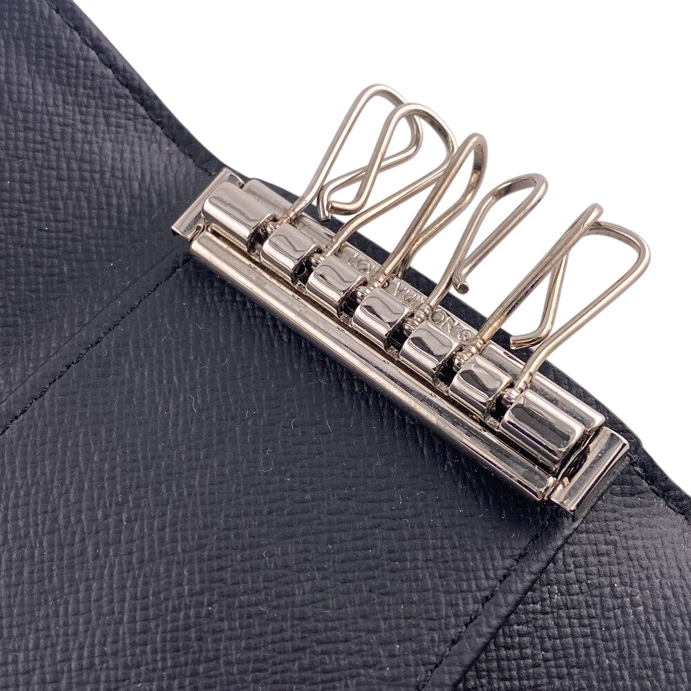 LOUIS VUITTON Key case Key holder  N62662 Damier Graphite , Leather gray Damier Grafitte Multicles6