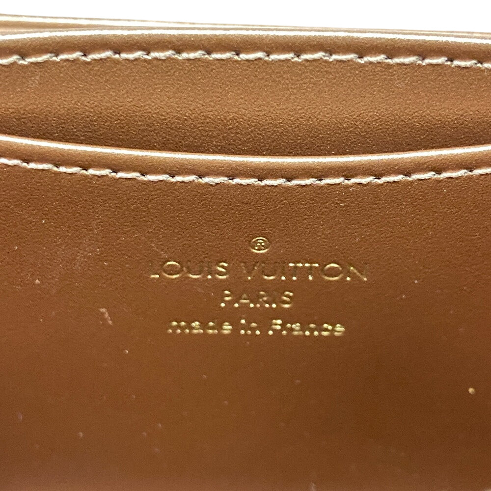 LOUIS VUITTON Coin case M90601 Vernis beige Monogram Vernis Zip around purse