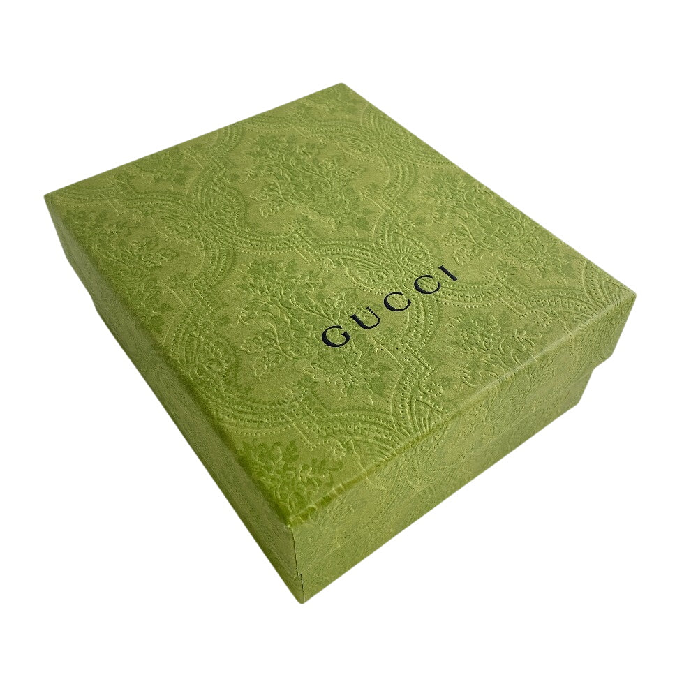 GUCCI Bifold Wallet leather beige GG Marmont